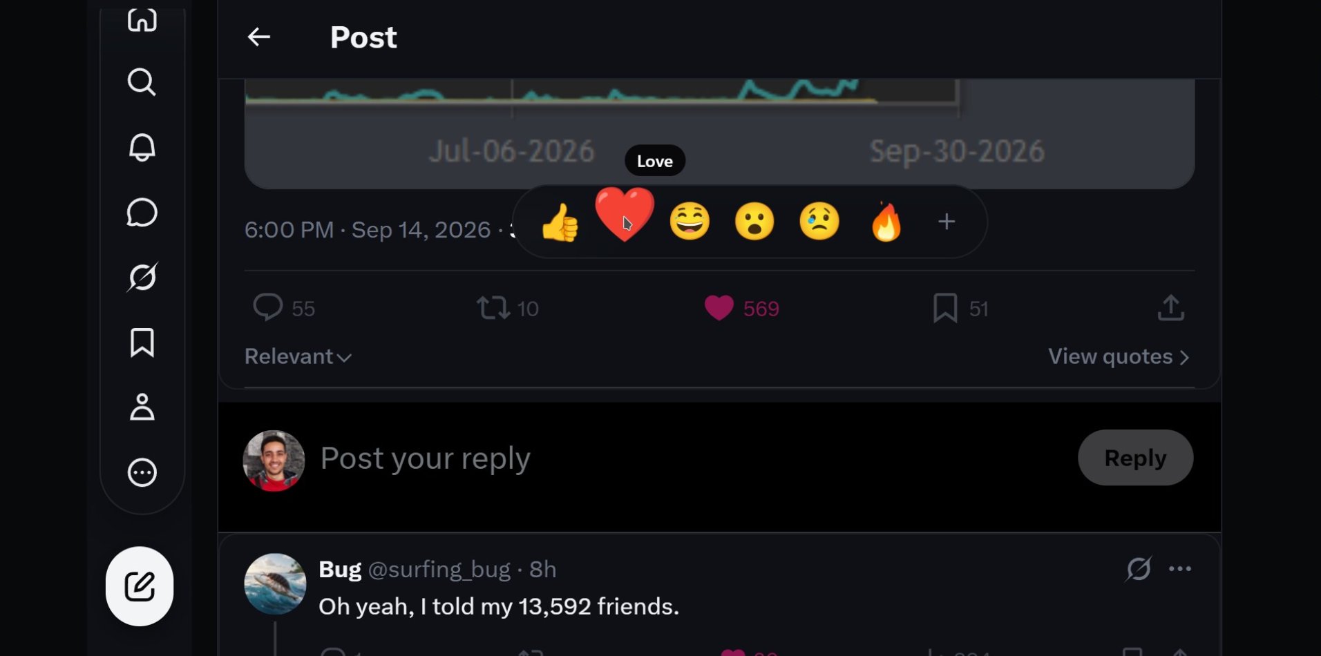 Better Twitter emoji reaction palette preview